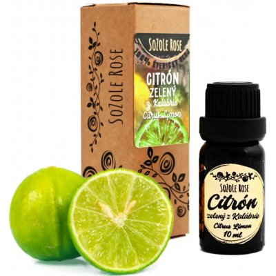 SoZoLe Rose Éterický olej Citrón zelený z Kalábrie lisovaný 10 ml – Hledejceny.cz