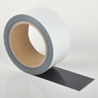 Extra tenká podlahová páska odolná proti znečištění WT-5229, permanentní – polyester, černá, 50 mm × 15 m – Zboží Mobilmania