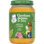 GERBER Organic zelenina s telecím masem 6x190 g​ – Zboží Mobilmania