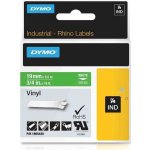 DYMO vinylová páska RHINO D1 19 mm x 5,5 m, bílá na zelené, 1805420