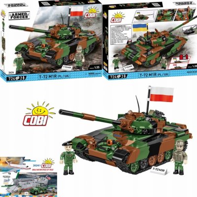 COBI 2624 Armed Forces 1:35 Tank T-72 M1R (PL/UA) – Zboží Dáma
