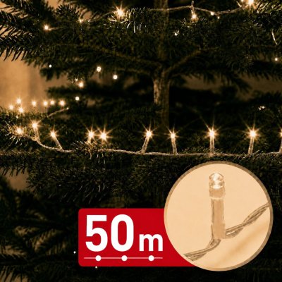 Phenom LED světelný řetěz 50 m s 1000 LED v teplé bílé – Hledejceny.cz