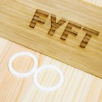 YoYo Response Pad Yoyofactory náhradní bind gumičky na yo yo Bílá – Zboží Dáma