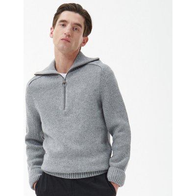 Barbour Andrews Half-Zip Jumper vlněný rolák se zapínáním na zip