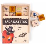 Lesní svět razítka 16 kusů Hmyz – Zboží Dáma