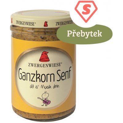 Zwergenwiese Bio Hořčice z celých zrn 160ml