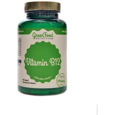 GeenFood Nutrition Vitamín B12 60 kapslí