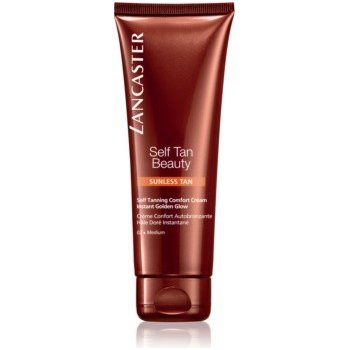 Lancaster Self Tan Beauty komfortní samoopalovací krém na tělo a obličej odstín 02 Medium (A Week In Ibiza) 125 ml