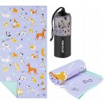 Spokey KIDDY Rychleschnoucí sportovní ručník 80 x 160 cm Pejsci – Sleviste.cz