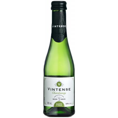 Vintense Odrůdové nealkoholické víno bílé Chardonnay 0% 0,2 ml (holá láhev) – Zboží Mobilmania