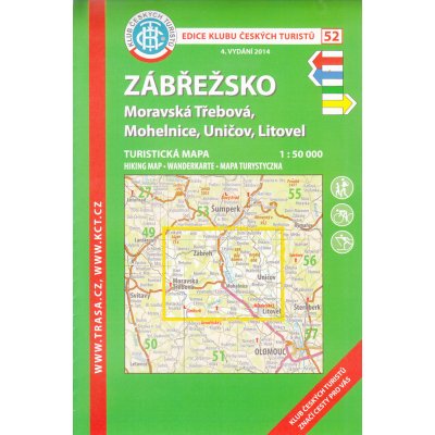 mapa Zábřežsko 1:50 t. 4.vydání 2014 – Hledejceny.cz