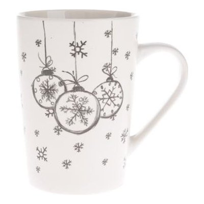 Hrnek porcelánový vánoční ozdoby 435 ml – Zboží Dáma