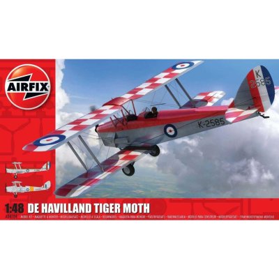 Airfix Classic Kit letadlo A04104 de Havilland D.H.82a Tiger Moth 1:48 – Zboží Mobilmania