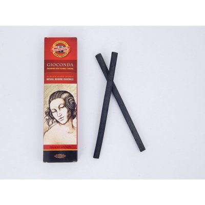 KOH-I-NOOR HARDTMUTH přírodní uhel 8-9 mm 4 ks – Hledejceny.cz