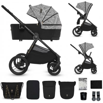 KINDERKRAFT Nea 2 2v1 Lunar Black Bizuu kombinovaný 2025 – Hledejceny.cz