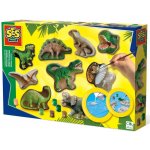 SES CREATIVE Odlévání a malování ze sádry set s formičkami dinosauři – Hledejceny.cz