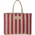 Bloomingville Nákupní taška BERGAMO, růžová, juta – Hledejceny.cz