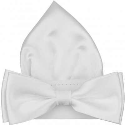 Quentino pánský lesklý s kapesníčkem PMSK27L bílý – Zboží Dáma