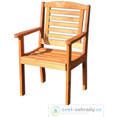 Zahradní židle a křesla dřevo, 59 – 61,5 cm – Heureka.cz