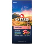 Ontario Adult Large Beef & Brown Rice 20 kg – Zboží Dáma