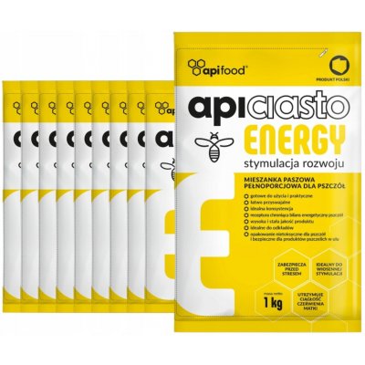 APIFOOD Apiciasto SUPPROT 10 ks x 1 kg krmivo těsto pro včely – Zbozi.Blesk.cz