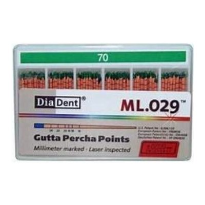 DiaDent Čepy gutaperčové standardní .029 ML101-613 - Vel./šíře: 70 – Hledejceny.cz