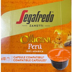 Segafredo Zanetti Le Origini Peru kapsle 10 x 7,5 g