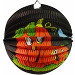 Lampion Halloween dýně 25 cm se svítící hůlkou 50 cm – Zboží Dáma