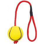 Trixie neonový míč na šňůře mechová guma 6 cm / 30 cm – Zboží Dáma