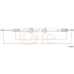 Tažné lanko, parkovací brzda COFLE 11.6680 | Zboží Auto