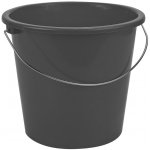 KesTek Plastový kbelík s kovovou rukojetí antracitové 5 l 40554KT – Zboží Mobilmania