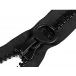 Kostěný zip extra velký No 20 délka 60 cm, 70 cm - 1 (60 cm) černá – Zboží Mobilmania