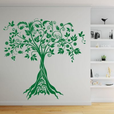 NSPIO Šablona na malování - ornamentové strom rozmery 120x90 cm – Zboží Dáma