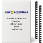 Eurosupplies A4 14 mm černý 100 ks – Zbozi.Blesk.cz