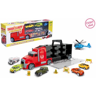 Wiky Vehicles Tahač s auty 42 cm – Zbozi.Blesk.cz