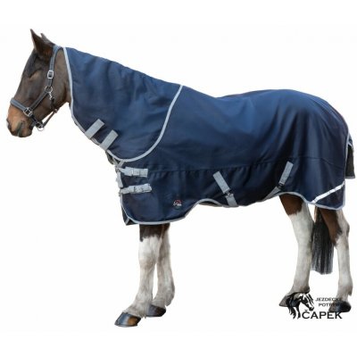 HKM Deka výběhová a krk CARINA Tmavě modrá – Sleviste.cz
