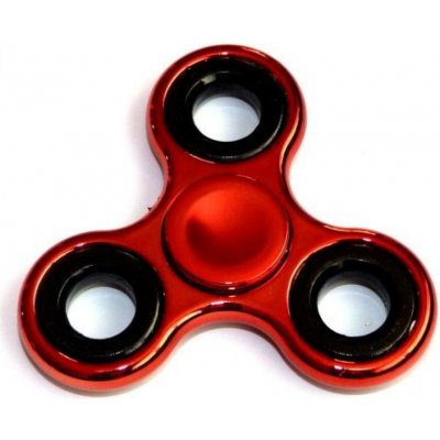 Fidget Spinner metalický červený – Zboží Mobilmania