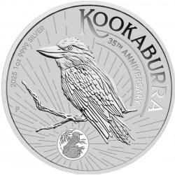 Kookaburra stříbrná mince 2025 1 oz