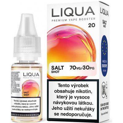 Liqua Nic Salt shot Booster PG30/VG70 10 ml 20 mg – Zboží Mobilmania