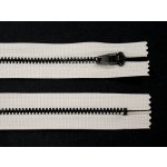 WICO Kovový zip no.3 nerozepínací 14cm béžovo-šedý (černé zoubky) – Hledejceny.cz