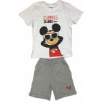 EPlus chlapecký letní set tričko a kalhoty Mickey Mouse šedý