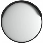 zahrada-XL Venkovní konvexní dopravní zrcadlo černé Ø 45 cm polykarbonát – Zboží Mobilmania