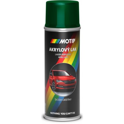 Motip sprej Škoda akrylový autolak 150 ml SD9570 zelená přírodní metalíza | Zboží Auto