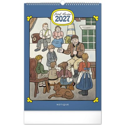 NOTIQUE nástěnný Josef Lada 33 × 46 cm 2027 – Zboží Mobilmania
