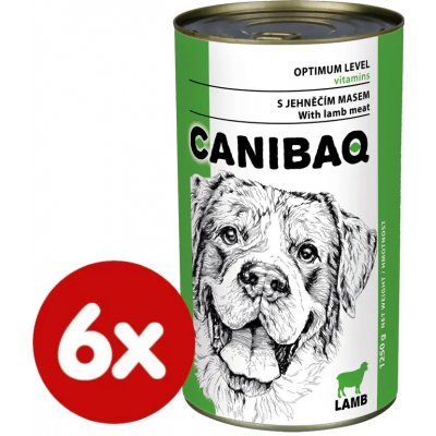 Canibaq Classic jehněčí 6 x 1,25 kg – Hledejceny.cz