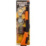 Teddies sada pistole+pouta+náboje na přísavky plast 50 cm na kartě – Sleviste.cz