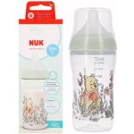 Nuk Perfect Match láhev s kontrolou teploty Disney Medvídek Pú 260 ml – Sleviste.cz