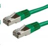 síťový kabel XtendLan PK_6ASFTP003green patch, Cat6A, SFTP, LS0H, 0,3m, zelený