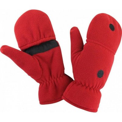 Result Winter Essentials rukavice s krytem na prsty na suchý zip a s protiskluzovým prvkem červená – Hledejceny.cz