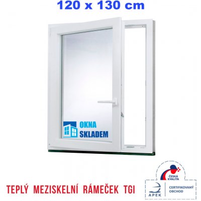 ERKADO 120x130 cm bílé otevíravé i sklopné levé – Zboží Mobilmania